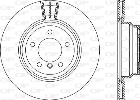 OPEN PARTS Тормозной диск BDA2276.20